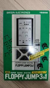 バンダイ　BANDAI ELECTRONICS SUPER GAME DIGITAL FLOPPY JUMP 3 in 1 フロッピージャンプ　当時物　未使用