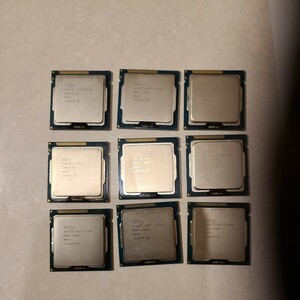 INTEL CPU Corei7-3770k 9枚セット