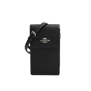 【新品】コーチ COACH スマホショルダー バッグ鞄 携帯 CM235-SVDTV レディース ブラック