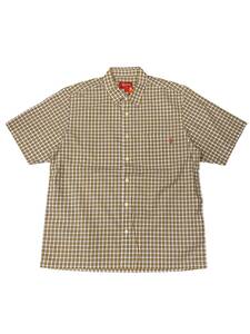 【新品】Supreme シュプリーム【Plaid S/S Shirt】2019年春夏 19SS コットン ポプリン 半袖 チェックシャツ Mサイズ