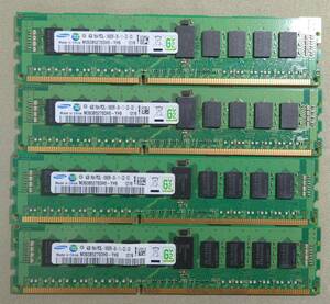 KN2118 SAMSUNG PC3L-10600R 4GBx4枚セット【サーバ用】