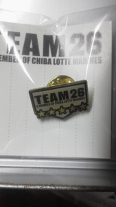 千葉ロッテ ＴＥＡＭ２６ ピンバッジ 入会記念 ５年目