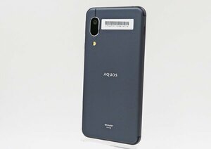 ◇美品【au/SHARP】AQUOS sense3 basic 32GB SIMロック解除済み SHV48 スマートフォン ブラック