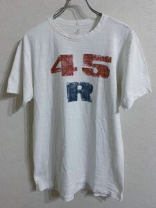 45RPM ロゴプリント半袖Tシャツ　4サイズ