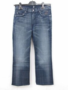 超美品【セブンフォーオールマンカインド 7 for all mankind】ユーズド加工 デニムパンツ (メンズ) size30 インディゴブルー ■29MPA0197■