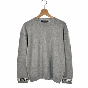 ルイヴィトン LOUIS VUITTON 23SS Arm Logo Cashmere Knit Sweater ニット モノグラム カシミヤ XS グレー RM231Q GK1 HON44W メンズ