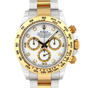 ロレックス（ROLEX）デイトナ 116503G ホワイト文字盤 8Pダイヤモンド 2016年6月/ランダムシリアル メンズ 腕時計