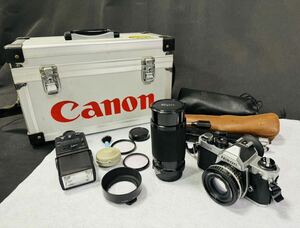 □ Nikon ニコンFM2 / 一眼レフカメラ /NIKKOR 50mm F1.8 / SUN ZOOM 80-200mm F4.5 / アルミケース 付属 /264521 / 421-2