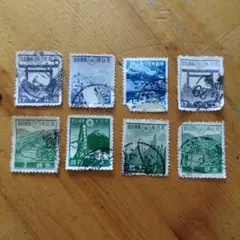 使用済み切手(8枚)
