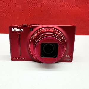 ▲ Nikon COOLPIX S8200 レッド コンパクトデジタルカメラ 動作確認済 現状品 ニコン