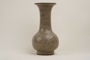 【萬藏】中国 古玩 官窯 白磁 花瓶 古美術 時代物 南宋