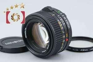 【中古】MINOLTA ミノルタ MD 50mm f/1.4