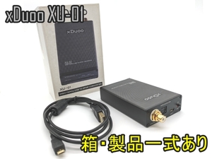 【箱・ケーブル有】xDuoo XU-01 【ハイレゾ音源対応】D/Dコンバーター 24Bit/192KHz 【ジャンク】《管理番号：240228-14》