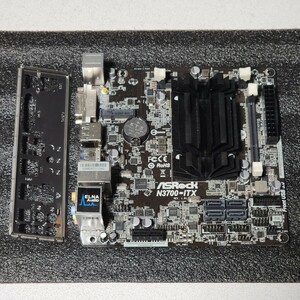 ASRock N3700-ITX IOパネル付属 Mini-ITXマザーボード CPU Pentium N3700搭載 1.6GHz 4コア4スレッド Braswell 最新Bios 動作確認済み