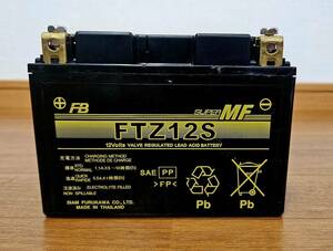 古河電池２輪用バッテリー、バイクバッテリー、FTZ12S