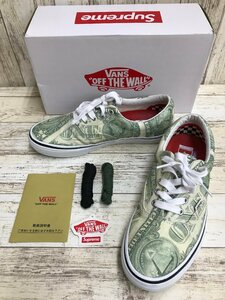 149B Supreme × VANS Dollar Era VN0A5FC9GRN シュプリーム バンズ コラボ【中古】