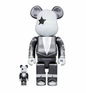 Bearbrick KISS STAR CHILD CHROME Ver.100% & 400%ベアブリック キス スター チャイルド クロム キッス ハードロックバンド hard rock