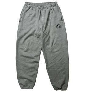 Stussy × Nike NRG Fleece Pant Grey Large ナイキ × ステューシー グレー スウェットパンツ SWEAT PANTS NIKE