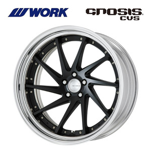 送料無料 ワーク GNOSIS CVS STEP RIM ディープコンケイブ STANDARD Hdisk 11.5J-22 +45～－67 5H-114.3 【1本単品 新品】