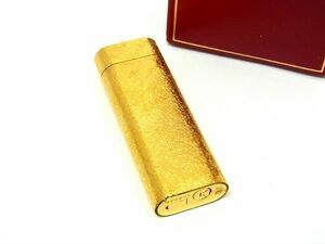 1円 ■美品■ Cartier カルティエ オーバル 高級ガスライター ローラーガスライター 喫煙グッズ メンズ レディース ゴールド系 FC1256