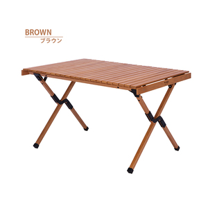 ウッドテーブル アウトドア おしゃれ テーブル 幅100 奥行70 高さ60 作業台 調理 料理 作業 テーブル ブラウン M5-MGKKE00280BR