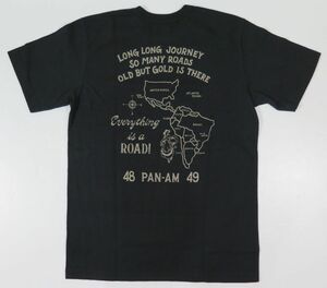 【ウエストライド】 パンナム 半袖プリントTシャツ WEST RIDE 日本製