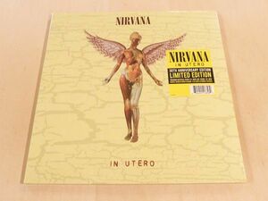 未開封 ニルヴァーナ In Utero 30th Anniversary Limited Edition 見開きジャケ仕様30周年記念限定180g重量盤LP+10インチレコード Nirvana