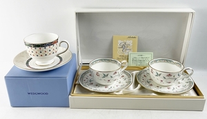 1円～ 未使用 美品 カップ＆ソーサー Wedgwood ウエッジウッド HARLEQUIN Noritake ノリタケ ペア