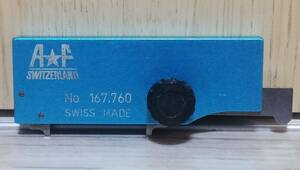 スクリューバック用　薄型ケースオープナー　スイス製　No.167.760　A☆F　SWITZERLAND　古道具　腕時計　電池交換用工具 