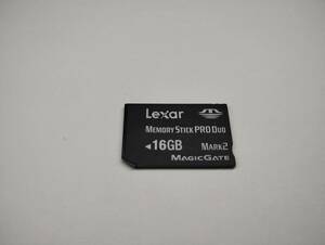 16GB　Lexar　メモリースティックプロデュオ　MEMORY STICK PRO DUO　フォーマット済み　メモリーカード