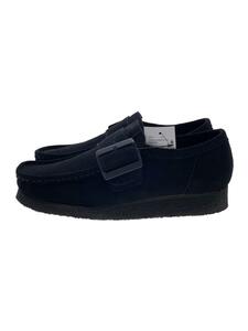 Clarks◆シューズ/UK7/BLK/スウェード