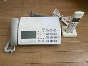シャープ　デジタルコードレスファクシミリ　UX-６００CL -W 電話機　FAX　ファックス　コピー SHARP　迷惑電話　あんしんLED 子機1台
