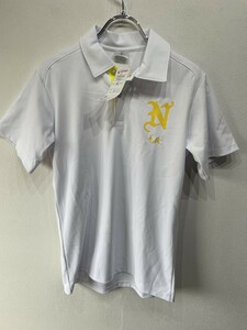 新品未使用　校章付き　中学　高校　学校？　体操着　Lサイズ　白/ホワイト 　スクール　指定　体操着　運動　G1197