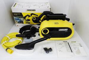 KARCHER ケルヒャー 家庭用高圧洗浄機 JTK38 通電のみ確認 工具 掃除 洗車 道具 掃除用具 取扱説明書 元箱付き