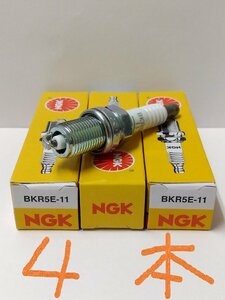 三菱 パジェロイオ H76W MITSUBISHI PAJERO io / 日本特殊陶業 NGK スパークプラグ Spark Plug BKR5E-11 ( NO.6953 ) 4本セット