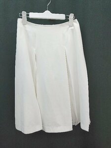 ◇ LAGUNAMOON ラグナムーン シンプル プリーツ きれいめ ミニ フレア スカート サイズS ホワイト レディース P