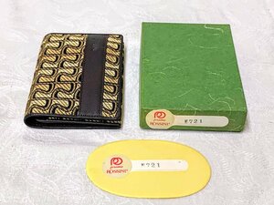 13801/Primo ROSSINI 名刺入れ カードケース 二つ折り 未使用 紙箱