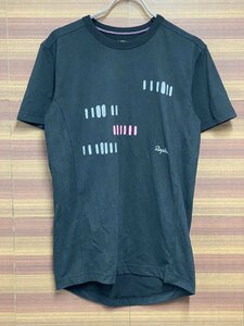 HJ858 ラファ Rapha FIXED T-SHIRT Tシャツ 黒 S ※擦れ