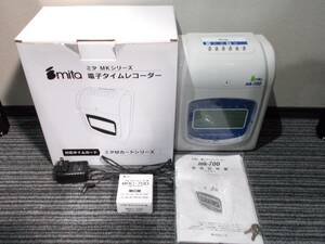 中古品　mita　電子タイムレコーダー　mk-700　ミタ　MKシリーズ　勤怠管理