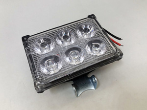 ★LED 作業灯 18W相当 パワーLED 防水 屋外 12V-80V　管理番号[F0-1146]