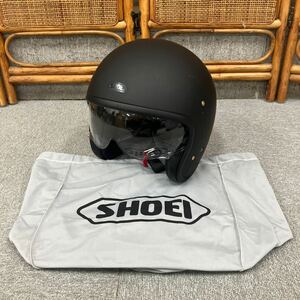 ◎【売り切り】SHOEI ショウエイ ジェットヘルメット J-O ジェイ オー マットブラック XLサイズ ヘルメット袋付属 バイク用品