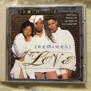 【即決】BROWNSTONE ブラウンストーン/IF YOU LOVE ME(REMIXES) 米盤CDシングル The Charactersリミックス　90年代R&B超名曲！ 