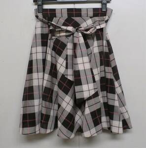 [16891]　プライドグライド　/　サイズ36　/　紐ベルト付き　/　可愛い総柄　/　スカート　/　 日本製