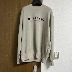 hysteric glamourヒステリックグラマー 21aw HYS LOGO刺繍 オーバーサイズスウェットＬ極美品