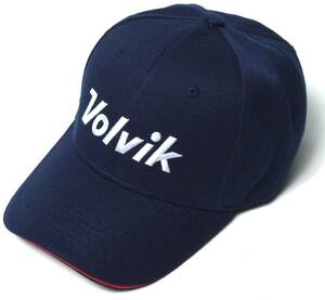 未使用 Volvik ボルビック ゴルフ キャップ 帽子 FREE 紺 ネイビー サイズ調節可