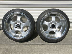 WORK Nezart ワーク ネッツァルト 16インチ 8J +25 PCD100 4穴 195/45ZR16 超深リム 2本セット