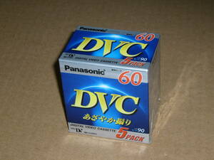 ■MiniDVテープ ★Panasonic 【AY-DVM60V5 】★５パック★未開封品。