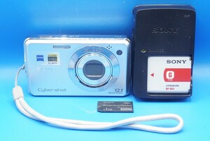 ソニー デジタルカメラ サイバーショット DSC-W220(SONY Cyber-shot DSC-W220)動作確認済 バッテリー,充電器,メモリーカード付属