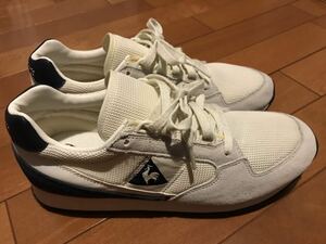 ルコック le coq sportif スニーカー ランニングシューズ 26cm 紺×白