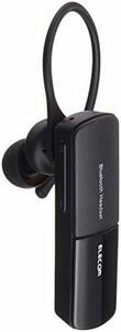 エレコム Bluetooth ブルートゥース ヘッドセット 通話専用 ブラック LBT-H(中古品)